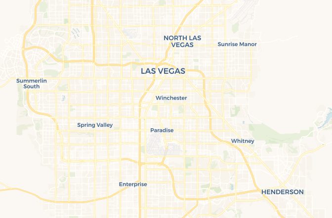 Map of Harry Reid International Airport and Las Vegas, Nevada, United States